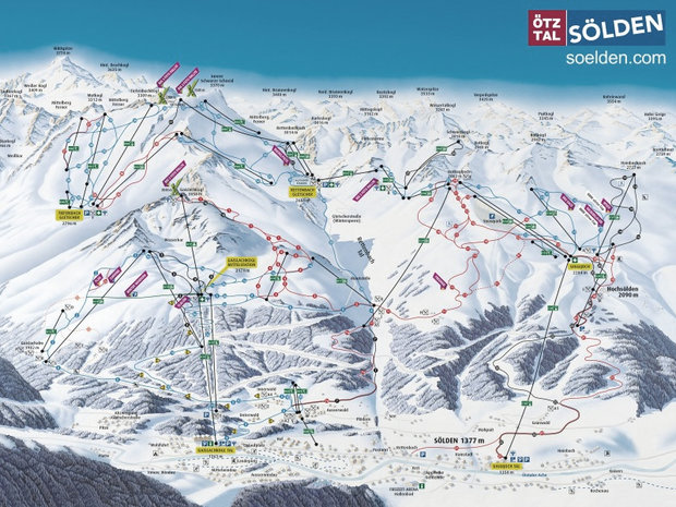 Skipassverkaufsstelle Sölden